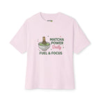 Matcha Power Daily Tee — Fuel & Focus Graphic T-Shirt