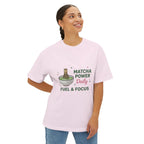 Matcha Power Daily Tee — Fuel & Focus Graphic T-Shirt