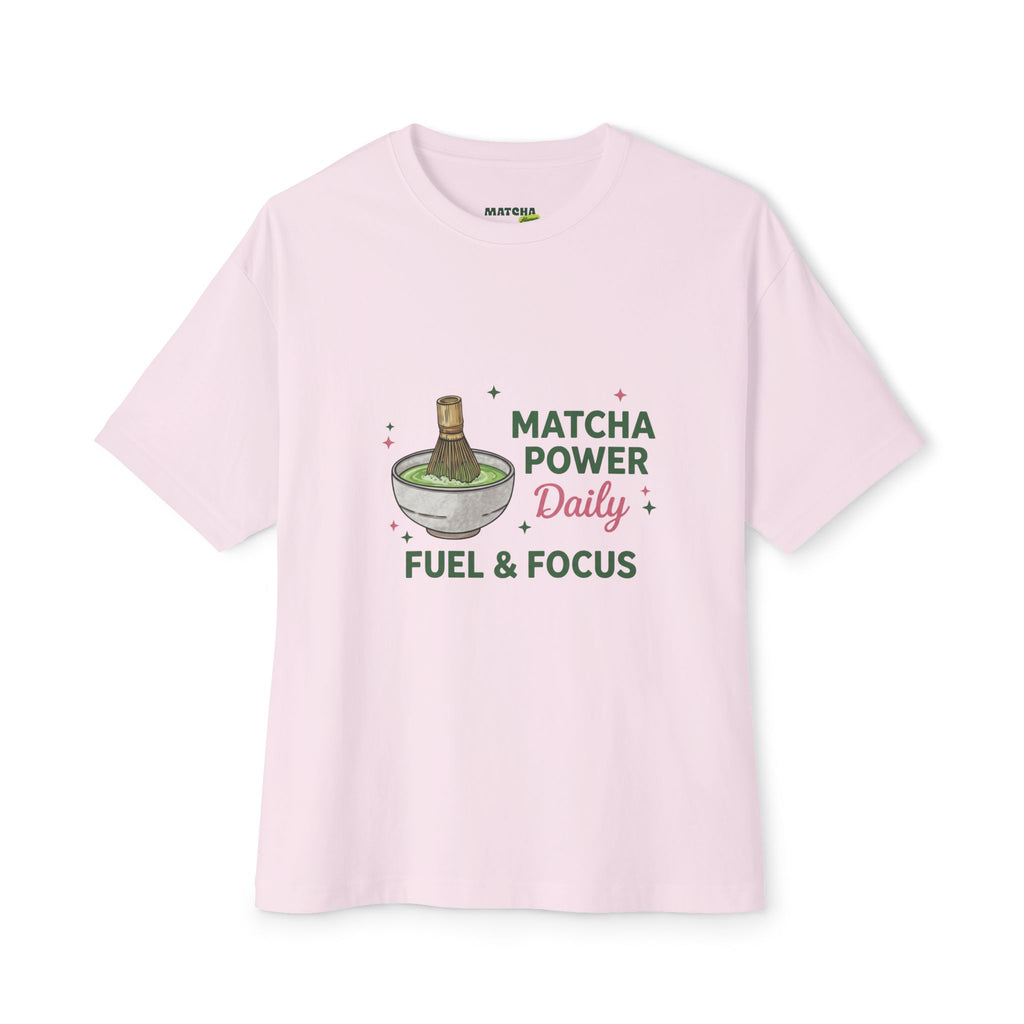 Matcha Power Daily Tee — Fuel & Focus Graphic T-Shirt