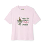 Matcha Power Daily Tee — Fuel & Focus Graphic T-Shirt