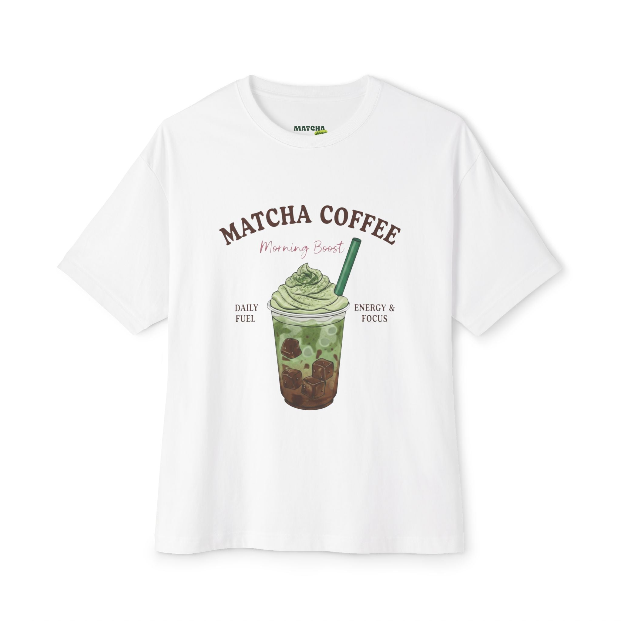 Matcha Coffee Tee — Graphic Matcha Latte Drink Shirt