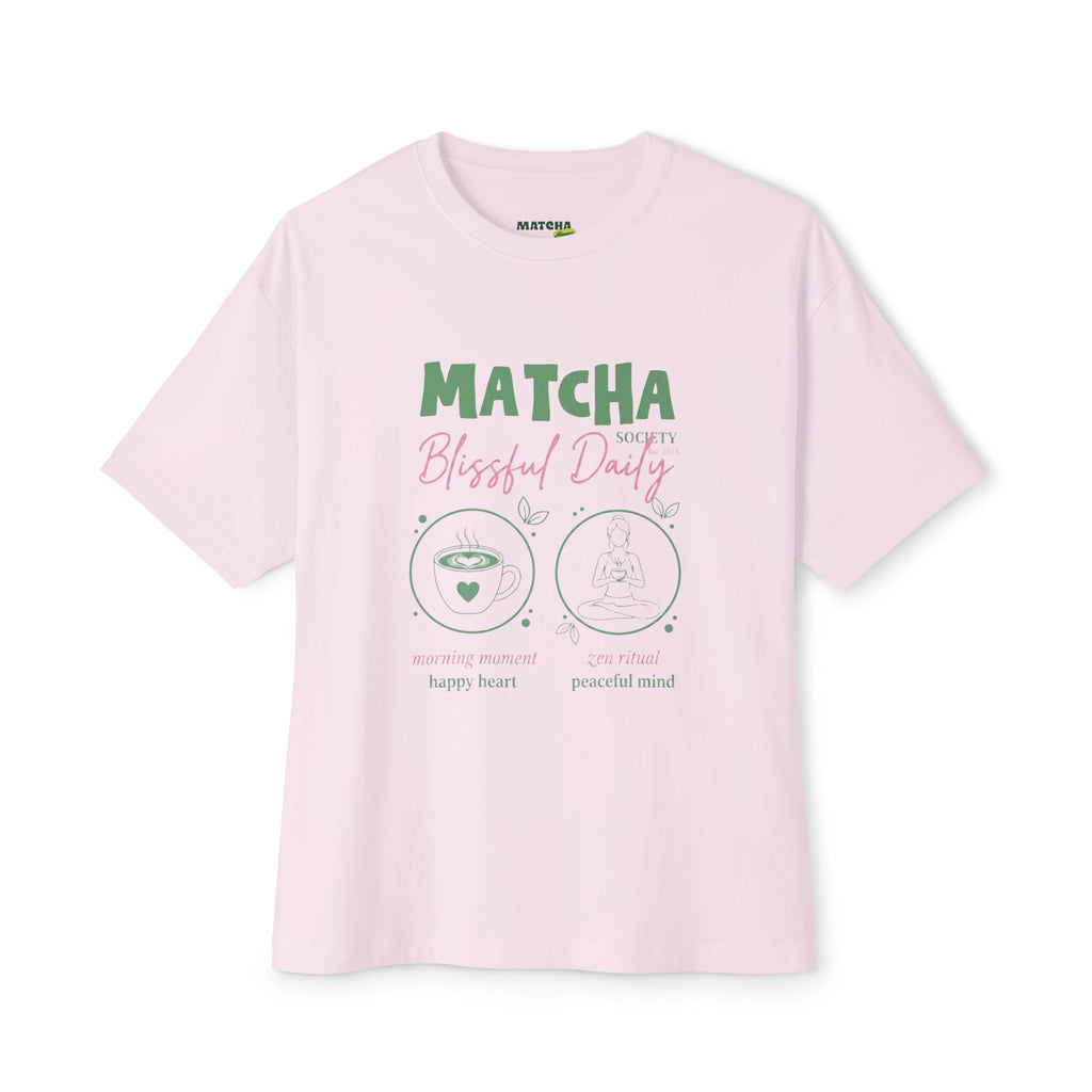 Matcha Bliss Tee — Matcha Blissful Daily Oversized Graphic T-Shirt