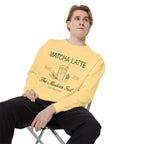 Matcha Latte Sweatshirt — The Modern Fuel Cozy Graphic Crewneck Sweatshirt