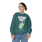Matcha Daily Sweatshirt — Fuel for the Soul Graphic Crewneck Sweatshirt