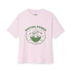 Matcha Power Tee — Retro Green Tea Graphic T-Shirt