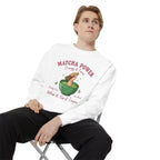 Matcha Power — Whisk it. Sip it. Conquer. Crewneck Sweatshirt
