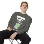Matcha Daily Sweatshirt — Fuel for the Soul Graphic Crewneck Sweatshirt
