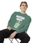 Matcha Daily Sweatshirt — Fuel for the Soul Graphic Crewneck Sweatshirt