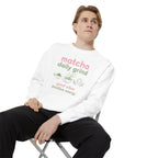 Matcha Daily Grind — Good Vibes Positive Energy Crewneck Sweatshirt