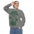 Good Matcha Good Mood - Graphic Crewneck Sweatshirt
