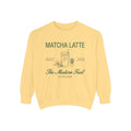 Matcha Latte Sweatshirt — The Modern Fuel Cozy Graphic Crewneck Sweatshirt