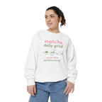 Matcha Daily Grind — Good Vibes Positive Energy Crewneck Sweatshirt