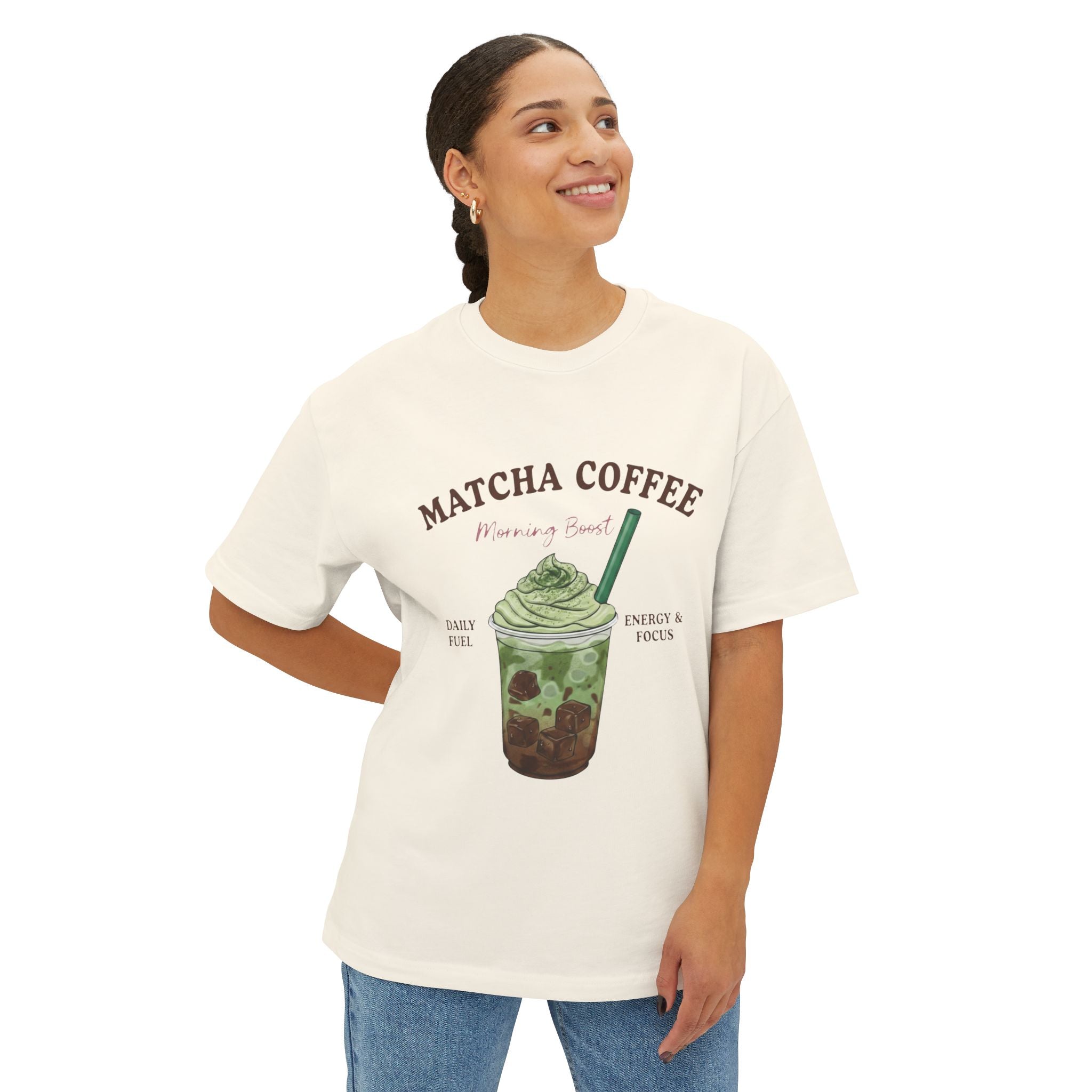 Matcha Coffee Tee — Graphic Matcha Latte Drink Shirt