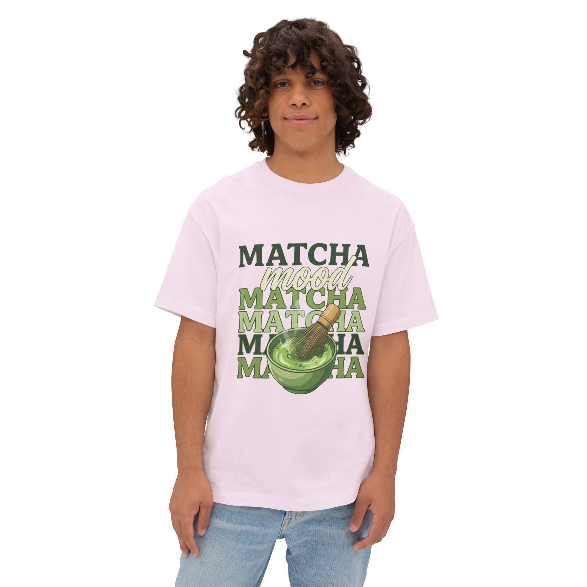 Matcha Mood Tee — Vintage Matcha Bowl Graphic T-Shirt