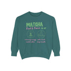 Matcha Fuel & Focus — Crewneck Sweatshirt