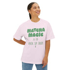 Matcha Magic Tee — Matcha Magic Graphic Oversized Boxy T-Shirt
