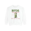 Matcha Bliss — Matcha Bliss & Chill Cozy Tea Lover Crewneck Sweatshirt