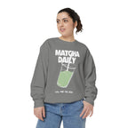Matcha Daily Sweatshirt — Fuel for the Soul Graphic Crewneck Sweatshirt
