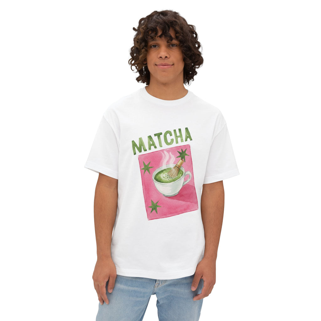 Matcha Graphic Tee - Vintage Tea Cup Design