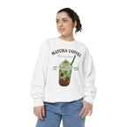 Matcha Coffee  – Matcha Coffee Morning Boost Crewneck Sweatshirt