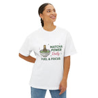 Matcha Power Daily Tee — Fuel & Focus Graphic T-Shirt