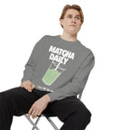 Matcha Daily Sweatshirt — Fuel for the Soul Graphic Crewneck Sweatshirt