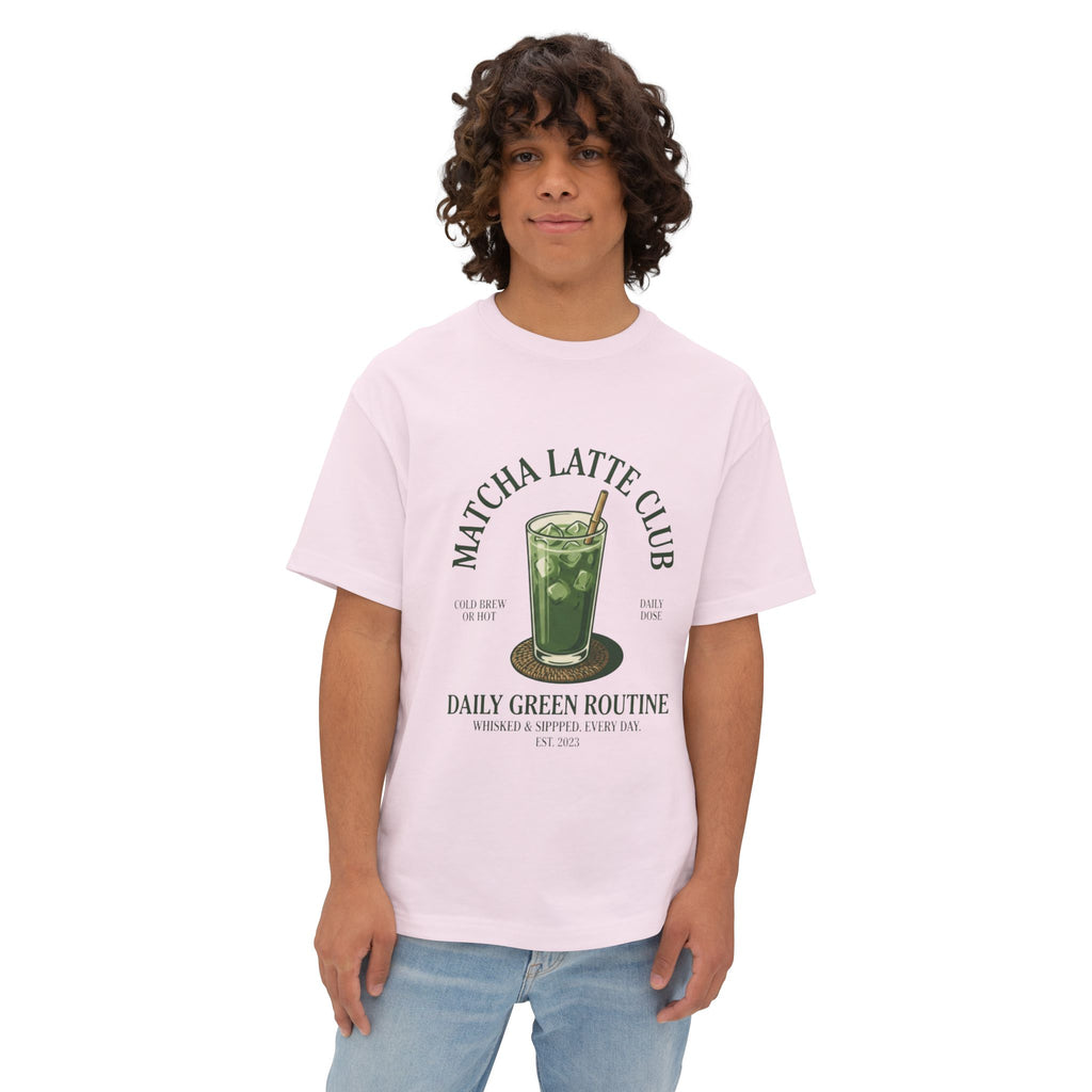 Matcha Latte Club Tee — Daily Green Routine Graphic Shirt
