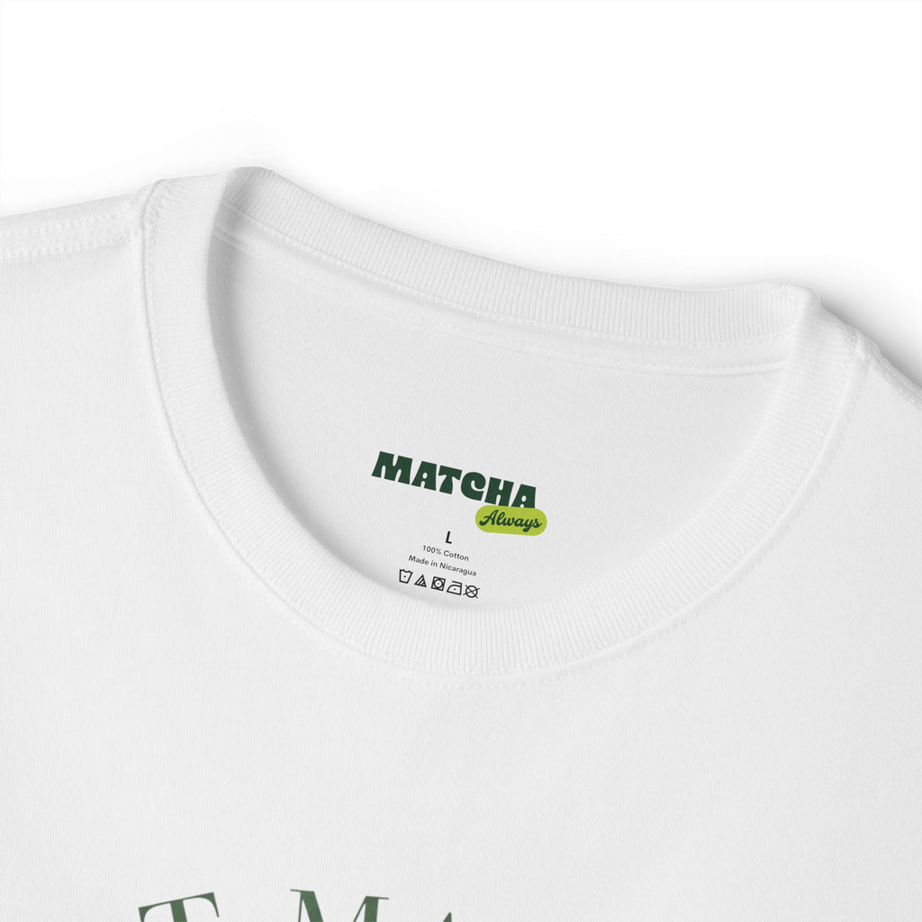 Matcha Mindful Brew Tee - Hot Matcha Oversized Boxy T‑Shirt