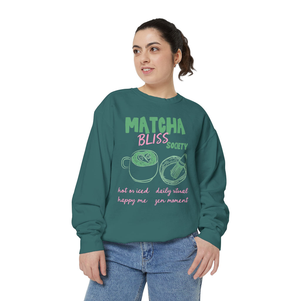 Matcha Bliss — Cozy Crewneck Sweatshirt