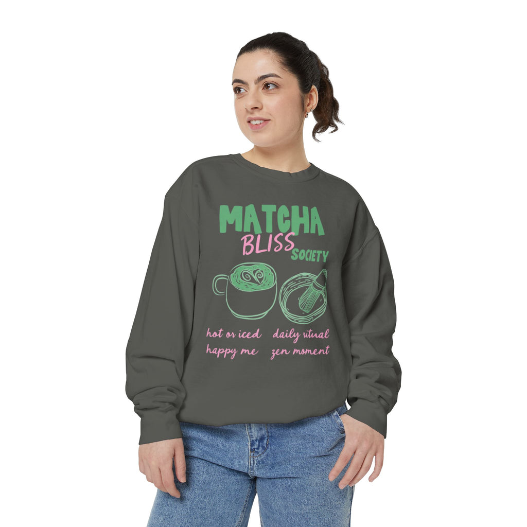 Matcha Bliss — Cozy Crewneck Sweatshirt