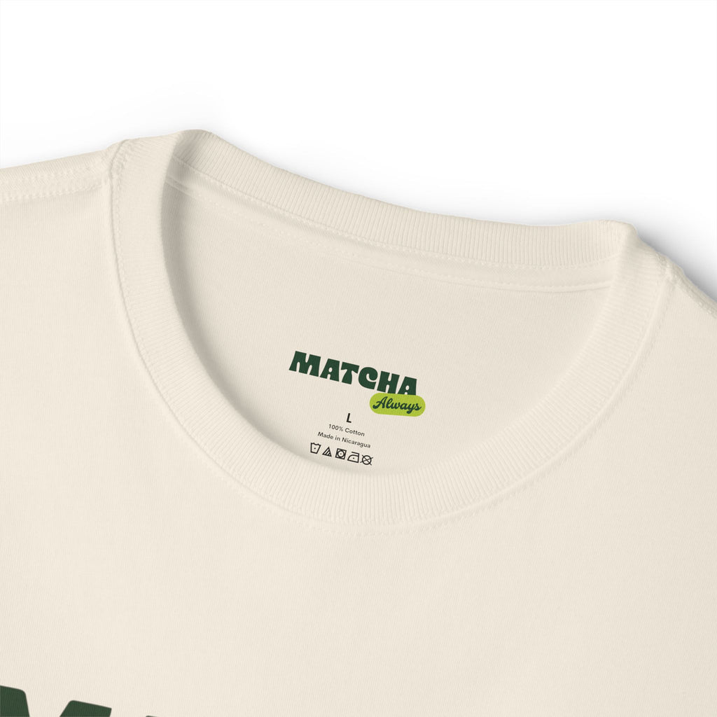 Matcha Mood Tee — Vintage Matcha Bowl Graphic T-Shirt