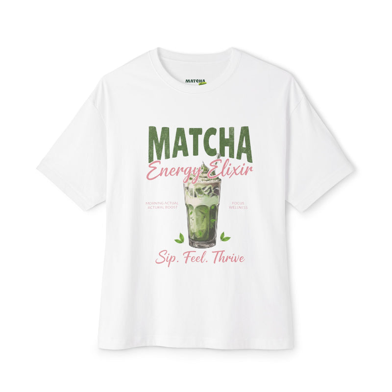 Matcha Energy Tee — Matcha Energy Elixir, Sip Feel Thrive Shirt