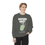 Matcha Daily Sweatshirt — Fuel for the Soul Graphic Crewneck Sweatshirt