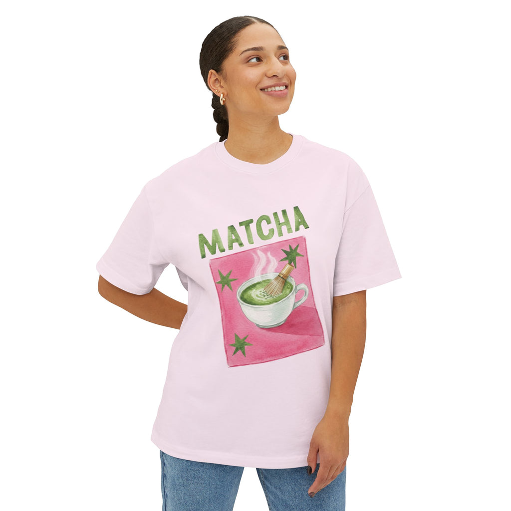 Matcha Graphic Tee - Vintage Tea Cup Design