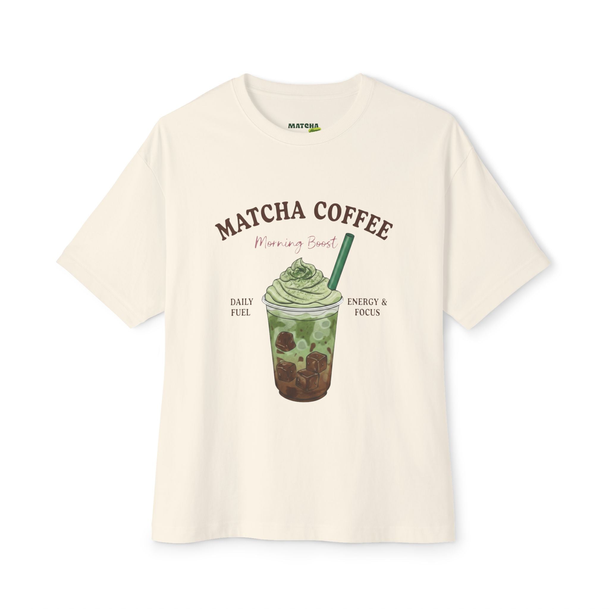 Matcha Coffee Tee — Graphic Matcha Latte Drink Shirt