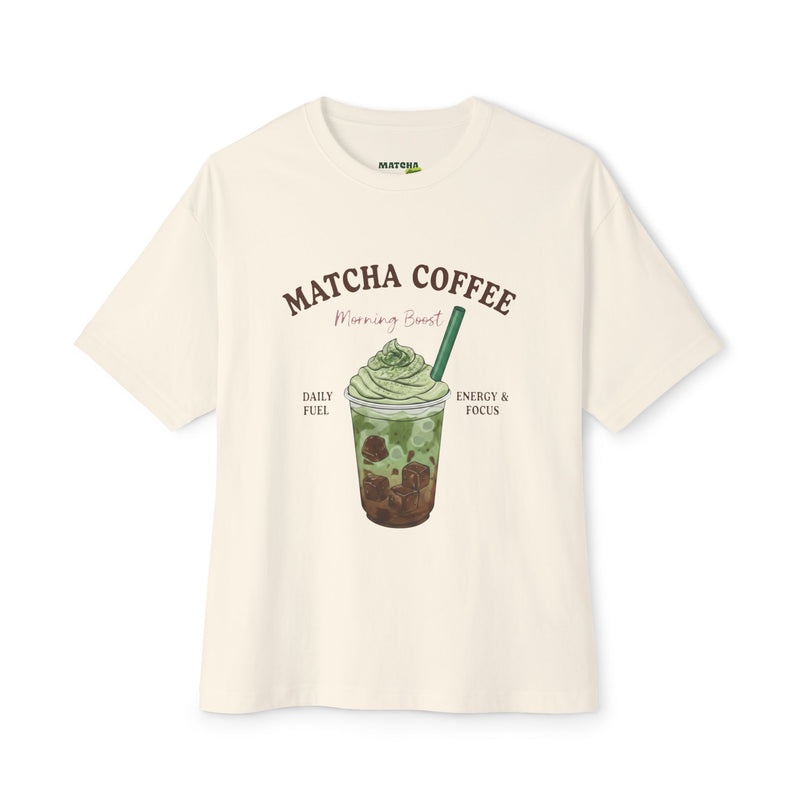Matcha Coffee Tee — Graphic Matcha Latte Drink Shirt