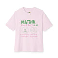 Matcha Co-Op Graphic Tee — Matcha: Fuel & Focus Oversized Boxy T-Shirt
