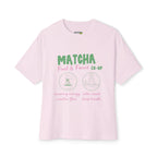 Matcha Co-Op Graphic Tee — Matcha: Fuel & Focus Oversized Boxy T-Shirt