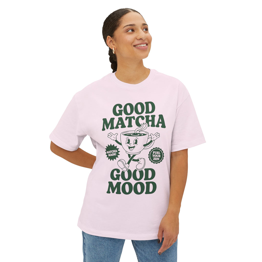 Matcha Tee - Good Matcha Good Mood Graphic T-Shirt