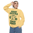 Good Matcha Good Mood - Graphic Crewneck Sweatshirt