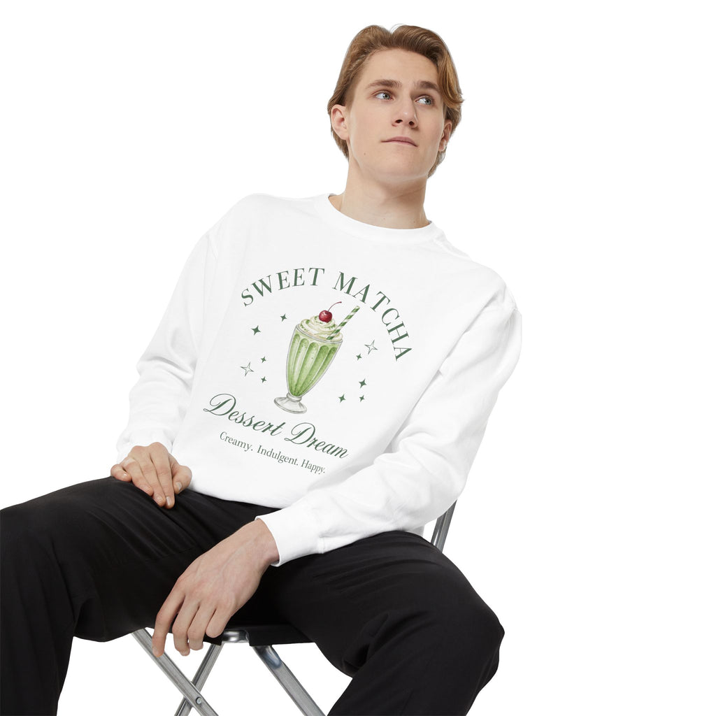 Sweet Matcha – Dessert Dream Cozy Crewneck Sweatshirt