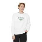Matcha Prince — Minimalist Tea Lover Graphic Crewneck Sweatshirt