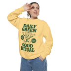 Daily Green Good Ritual - Graphic Crewneck Sweatshirt