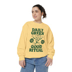 Daily Green Good Ritual - Graphic Crewneck Sweatshirt