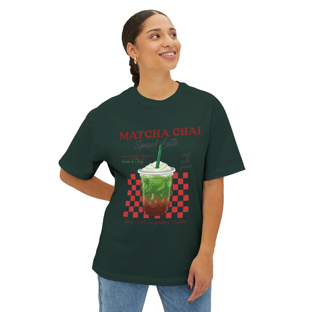 Matcha Chai Tee — Matcha Chai Spiced Latte Graphic T-Shirt
