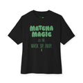Matcha Magic Tee — Matcha Magic Graphic Oversized Boxy T-Shirt