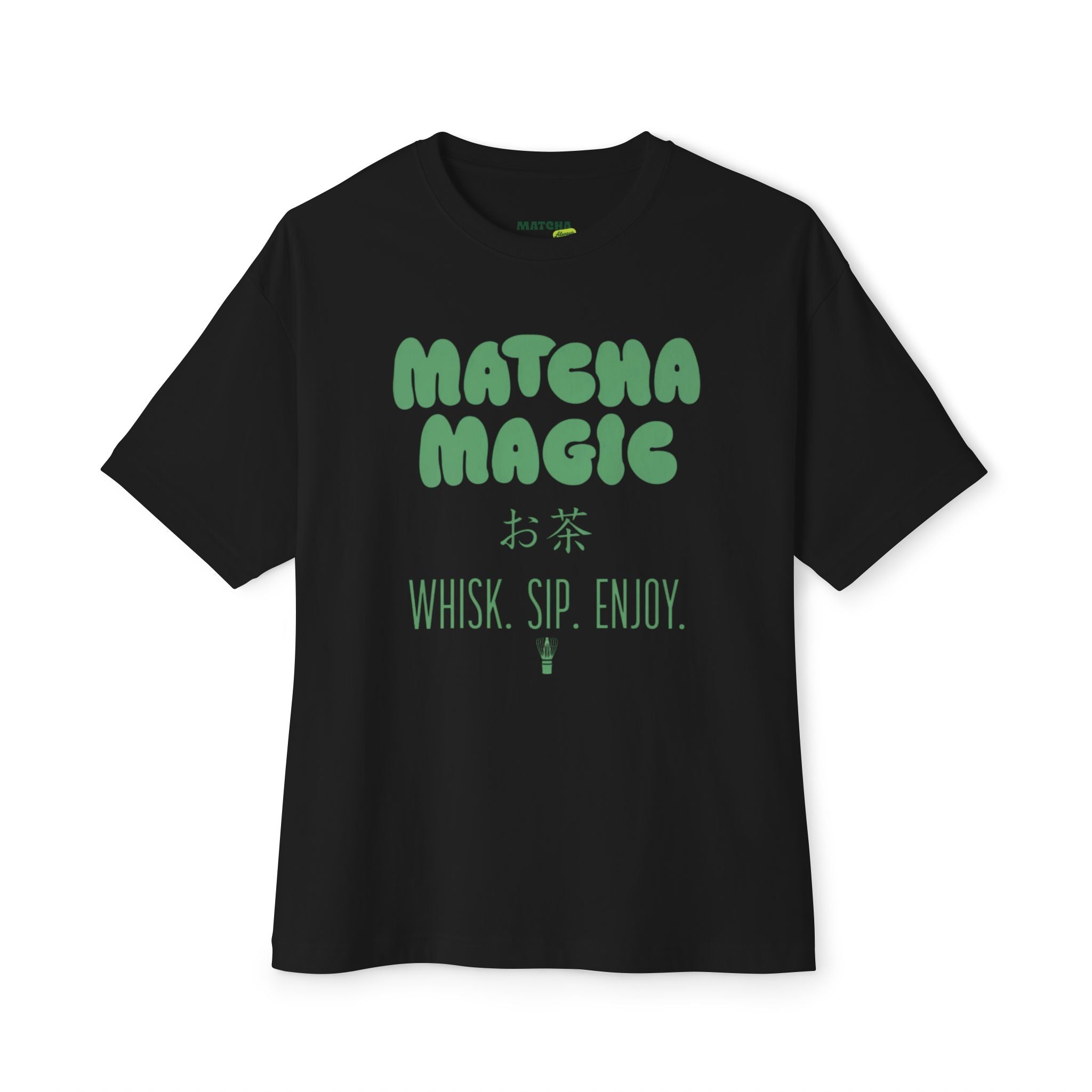 Matcha Magic Tee — Matcha Magic Graphic Oversized Boxy T-Shirt