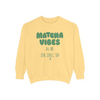 Matcha Vibes — Matcha Vibes Zen Chill Sip Crewneck Sweatshirt