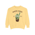 Matcha Coffee  – Matcha Coffee Morning Boost Crewneck Sweatshirt