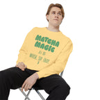 Matcha Magic — Whisk Sip Enjoy Graphic Crewneck Sweatshirt